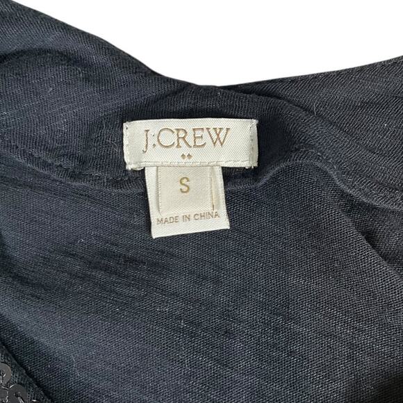 J.Crew Black Sequin Tank Top Size S | Sparkly Party Holiday Top - Picture 9 of 9